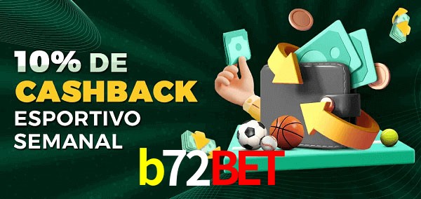 10% de bônus de cashback na b72bet